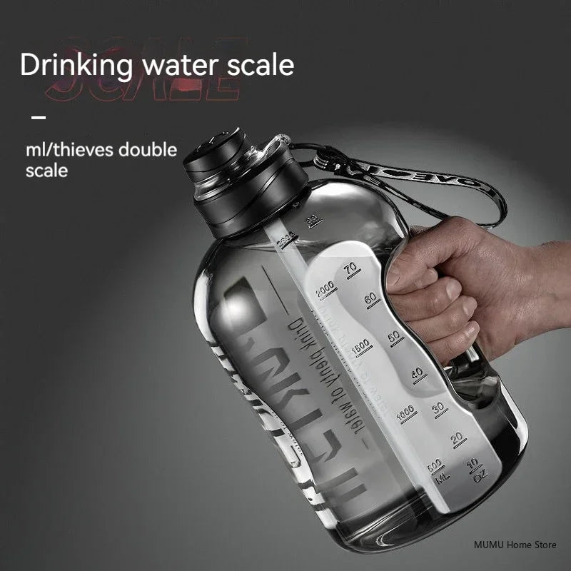 Large Capacity Sports Water Bottle (1.7L–5L) for Gym & Outdoor Use