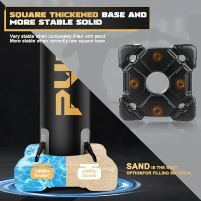 Freestanding Inflatable Punching Bag with Stand – Home Boxing & Martial Arts Training Equipment