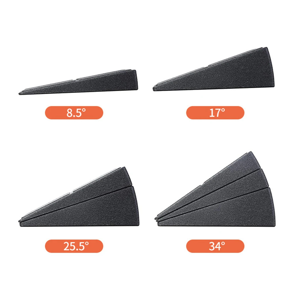 3-Pack Adjustable Slant Board Calf Stretcher – Foot, Leg & Plantar Fascia Stretching