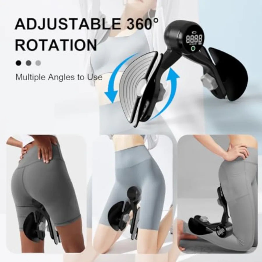 Adjustable Thigh Trainer & Kegel Exerciser – Pelvic Floor and Full Body Fitness Equipment
