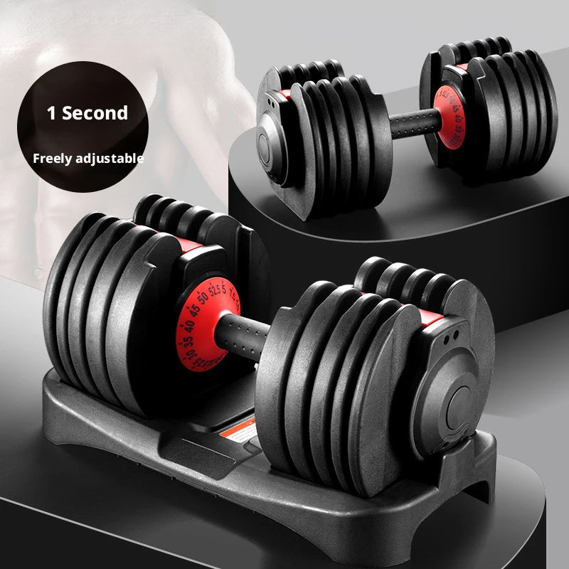 Auto-Locking Adjustable Dumbbell for Full-Body Workouts