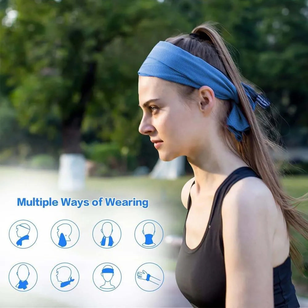 Quick-Dry Cooling Towel Set – Sweat Absorbent for Yoga, Golf, Swimming & Fitness