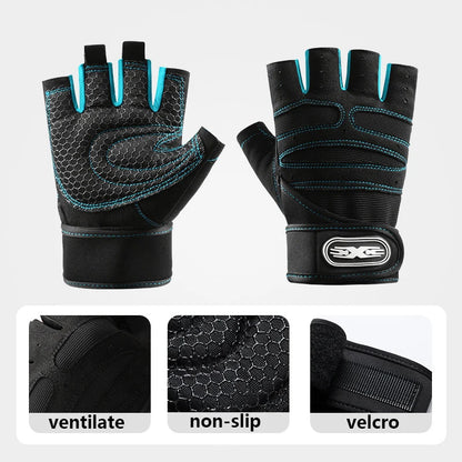 Gym Gloves for Men Women Fitness Weight Lifting Wristband  Exercise Cycling Glove Shockproof