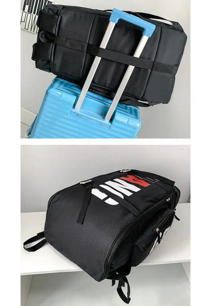 Men’s Waterproof Gym & Travel Backpack – Large Capacity with Laptop & Wet/Dry Storage