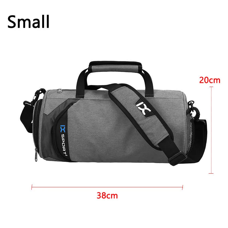 Large Fitness Gym Bag – Wet/Dry Compartments, Shoe Storage, Travel & Workout Duffel