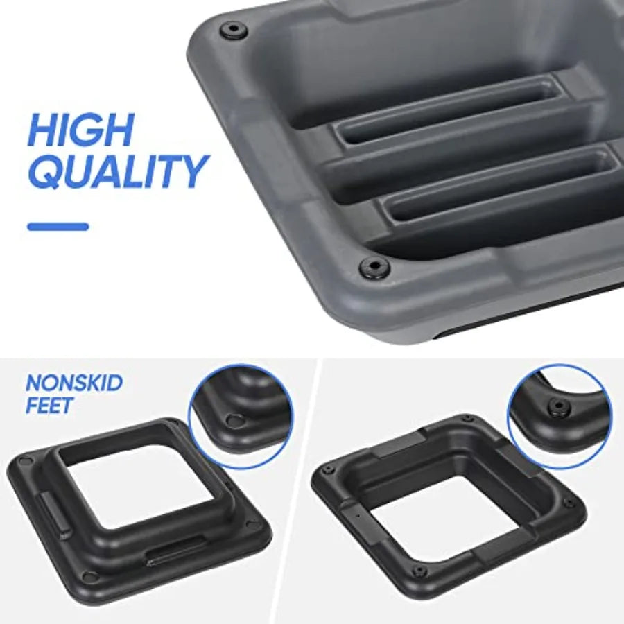Aerobic Step Platform 16” x 16” with 4 Risers – Adjustable Fitness Stepper for Home Cardio & Workout Training