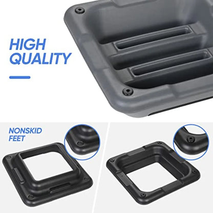 Aerobic Step Platform 16” x 16” with 4 Risers – Adjustable Fitness Stepper for Home Cardio & Workout Training