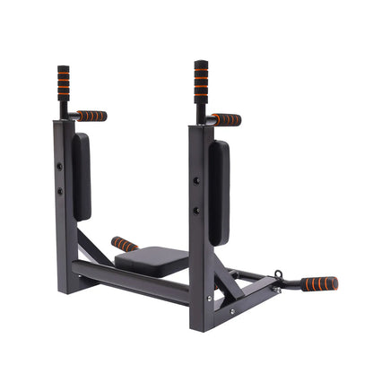 Pull Up Bar & Dip Station Wall Mounted – Vertical Knee Raise Power Tower 200KG