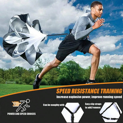 Speed & Agility Training Set – 20ft Agility Ladder, Cones, Resistance Parachute & Speed Training Equipment