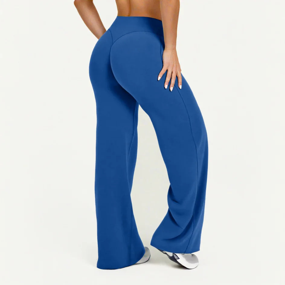 SoftMotion Straight-Leg High Waist Yoga Bottoms