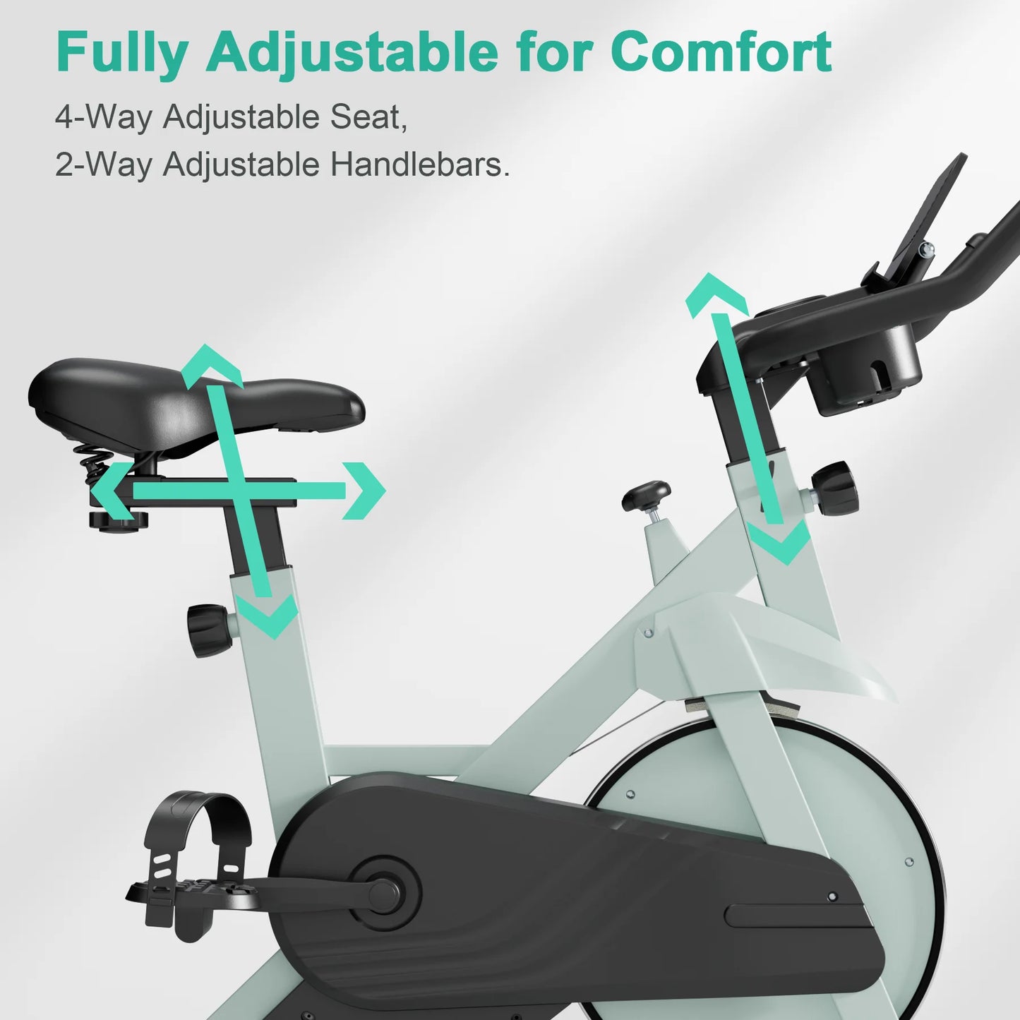 Superun Exercise Bike with 32-Level Magnetic Resistance
