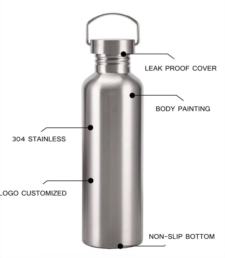 Stainless Steel  Big Mouth sports Drinking Bottle