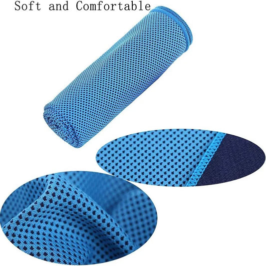 Quick-Dry Cooling Towel Set – Sweat Absorbent for Yoga, Golf, Swimming & Fitness