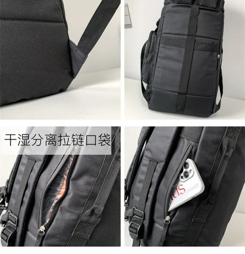 Men’s Waterproof Gym & Travel Backpack – Large Capacity with Laptop & Wet/Dry Storage