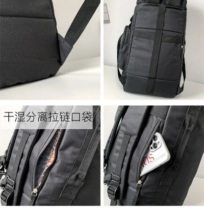 Men’s Waterproof Gym & Travel Backpack – Large Capacity with Laptop & Wet/Dry Storage