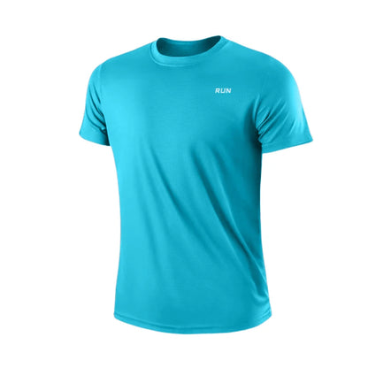 Men’s Oversized Quick-Dry T-Shirt – Gym, Running & Fitness Short Sleeve Top