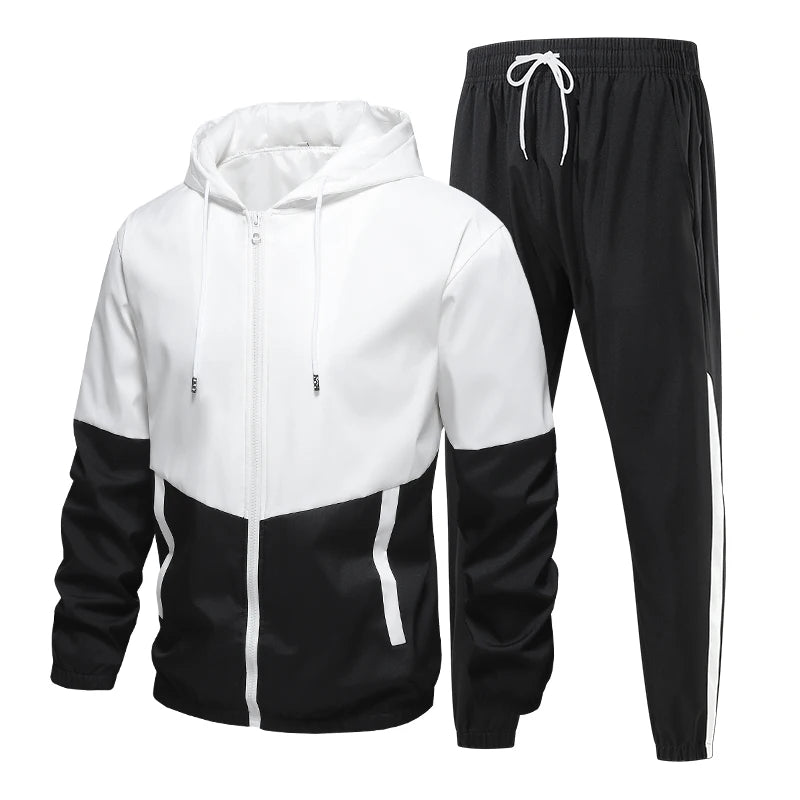Men’s Sports Tracksuit Set – Breathable Running & Gym Jogger Outfit for Training & Fitness