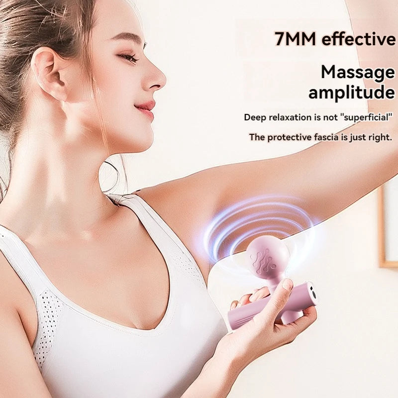 Mini USB Massage Gun – Portable Deep Tissue Muscle Massager for Recovery & Pain Relief