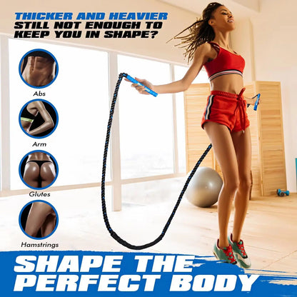 Weighted Jump Rope – Fitness Training, Boxing Cardio & Home Gym Equipment