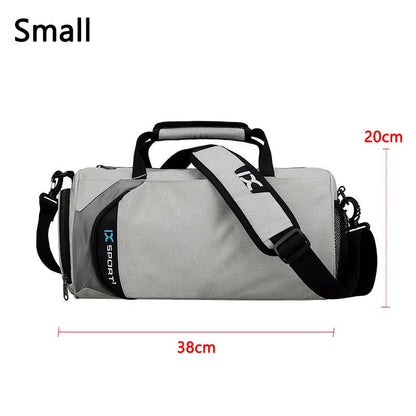 Large Fitness Gym Bag – Wet/Dry Compartments, Shoe Storage, Travel & Workout Duffel