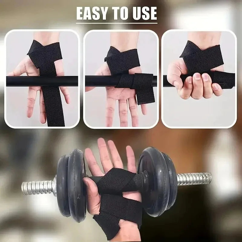 Adjustable Non-Slip Wrist Straps for Lifting & Grip Support