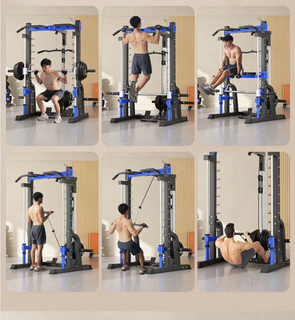 Multi-Function Smith Machine Home Gym – All-in-One Strength Training & Squat Rack System
