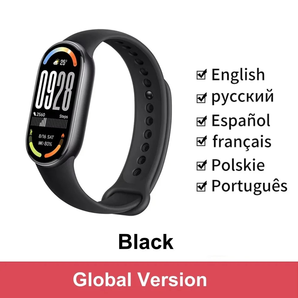 Xiaomi Smart Band 10 Fitness Tracker – 1.72" AMOLED, 150+ Sports Modes, 21-Day Battery