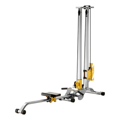 LAT Pulldown Machine 100KG Home Gym with High Low Pulley & Row Bars