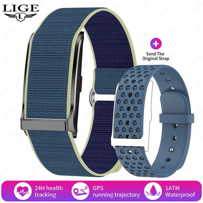 LIGE Smart Fitness Band with Heart Rate & Activity Tracking (iOS/Android)