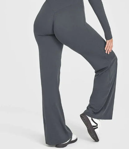 SoftMotion Straight-Leg High Waist Yoga Bottoms