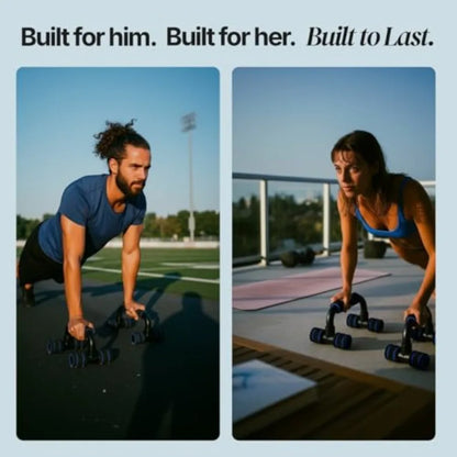 Push Up Bars & Handles for Home Workouts | Calisthenics Parallettes for Strength Training