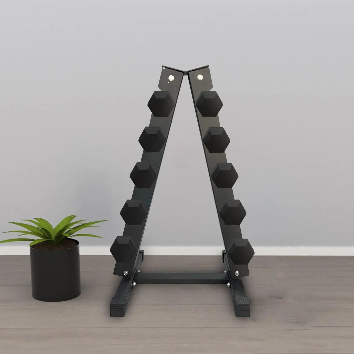 Steel Dumbbell Rack Stand (A-Frame) for Home Gym