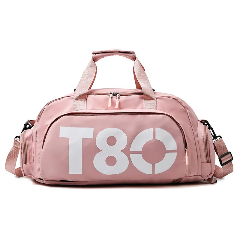 Gym Sports Backpack – Fitness Travel Duffle Bag with Shoe Compartment for Yoga & Workout