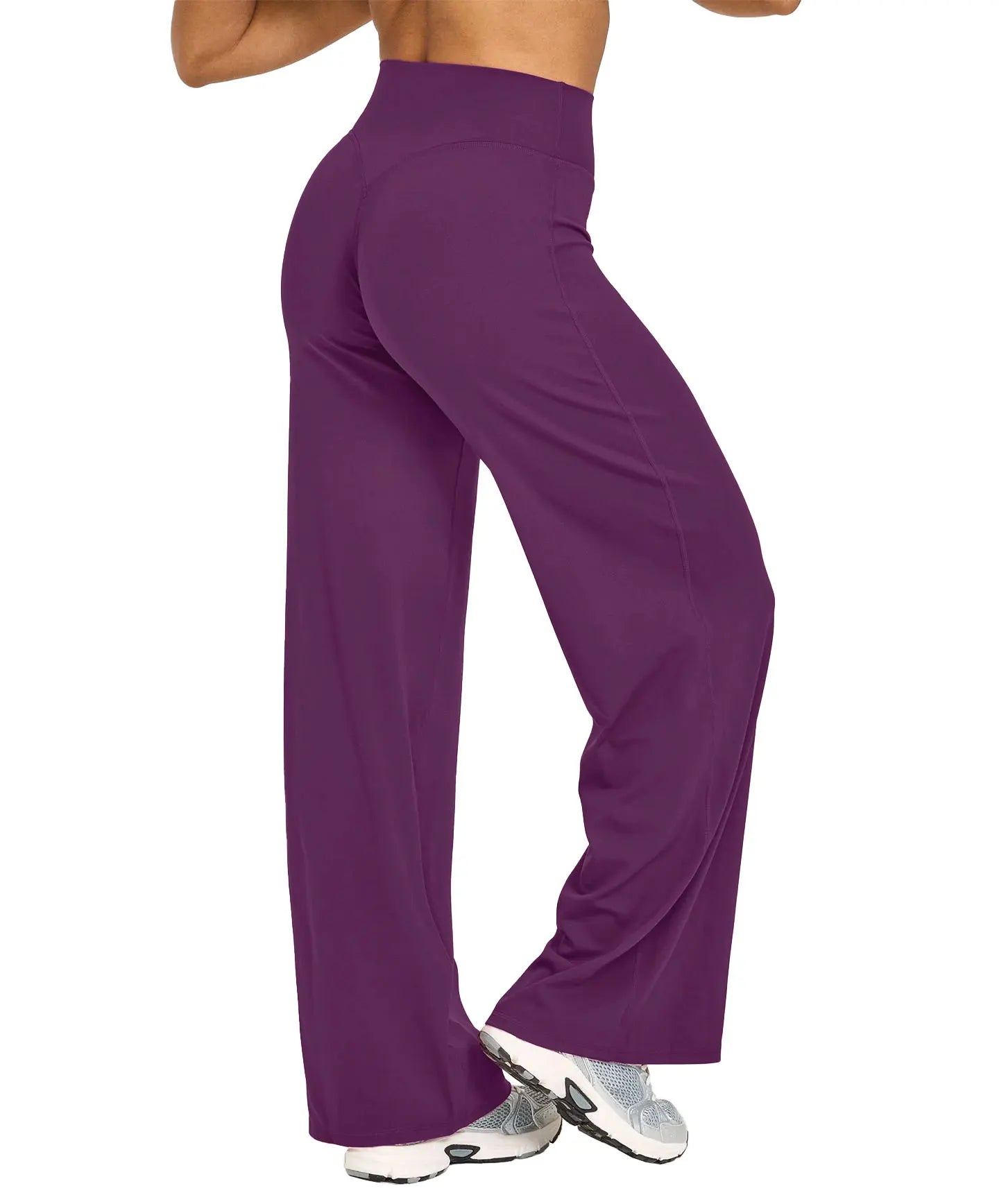 SoftMotion Straight-Leg High Waist Yoga Bottoms
