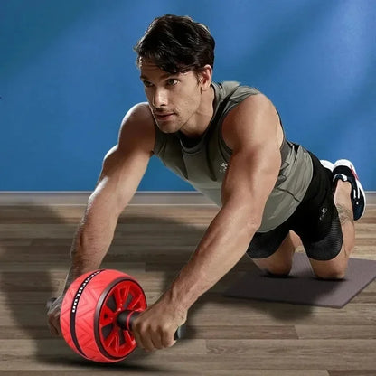 Silent Ab Roller Wheel – Core Strength & Abdominal Workout Equipment for Home Fitness