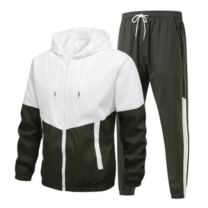 Men’s Sports Tracksuit Set – Breathable Running & Gym Jogger Outfit for Training & Fitness