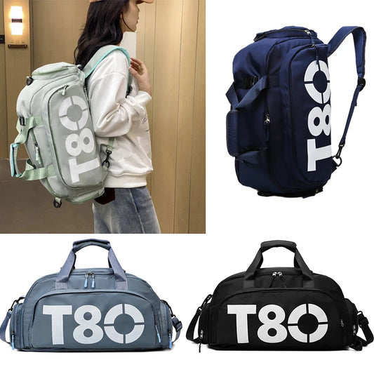 Gym Sports Backpack – Fitness Travel Duffle Bag with Shoe Compartment for Yoga & Workout