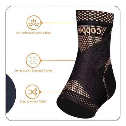 Ankle Support Brace – Compression Sleeve for Plantar Fasciitis, Running & Sports