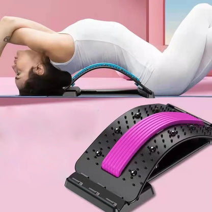 Back Stretcher for Back Pain Relief,  Lower and Upper Back Support for Herniated Disc