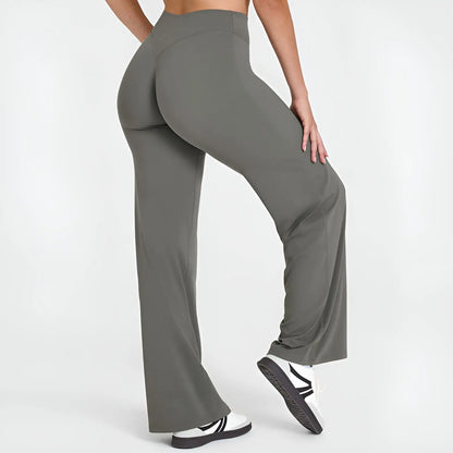 SoftMotion Straight-Leg High Waist Yoga Bottoms
