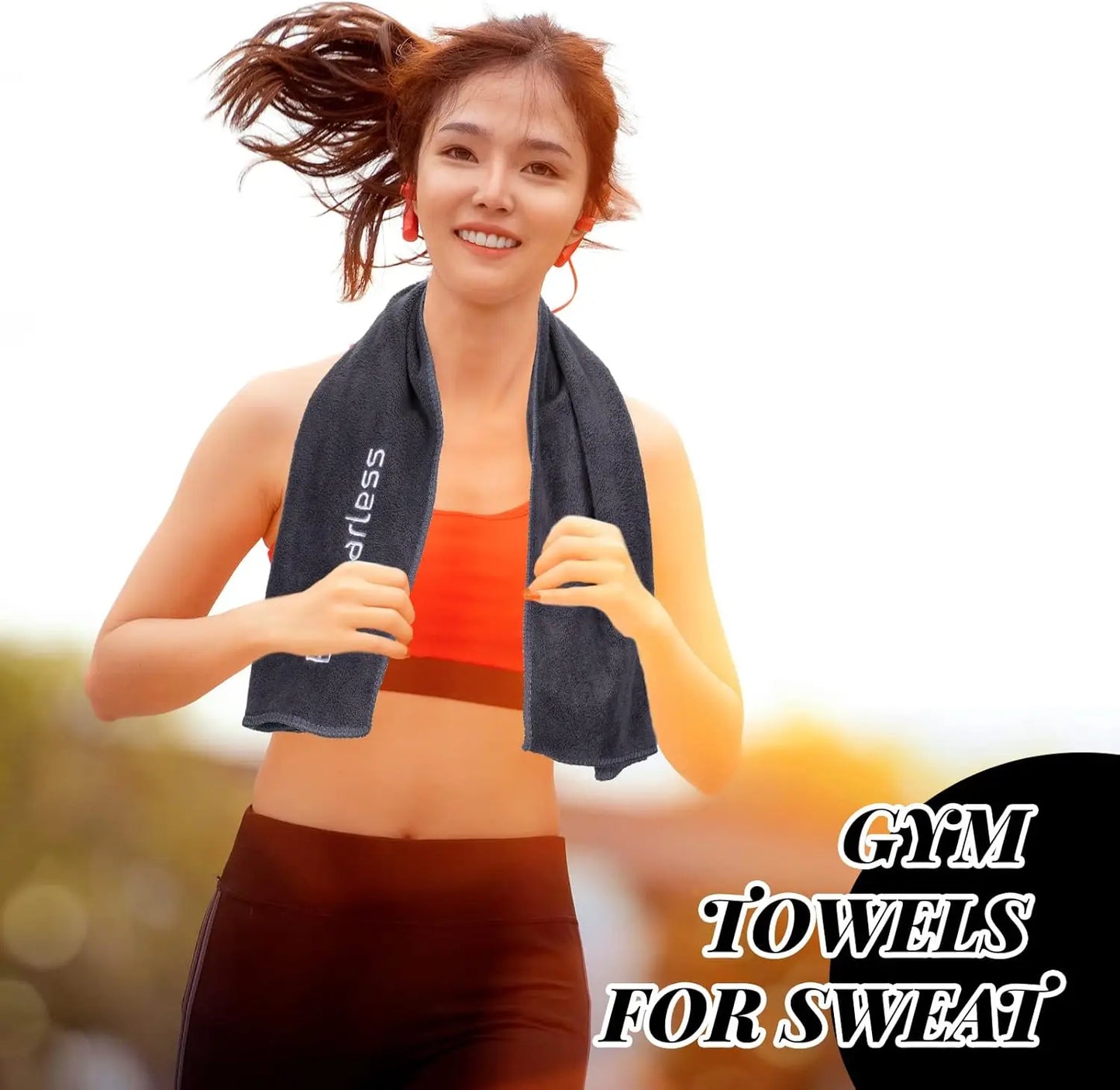 36-Pack Microfiber Gym Towels – Soft, Quick-Drying, Sweat Absorbent (32" x 16")