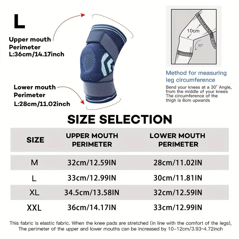 Elastic Knee Support Sleeve for Sports & Fitness
