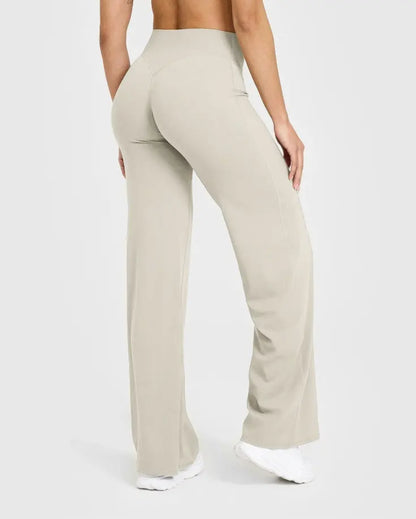 SoftMotion Straight-Leg High Waist Yoga Bottoms