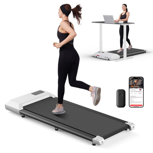 2.5HP Walking Pad Treadmill with LCD Display (300 lb Capacity)