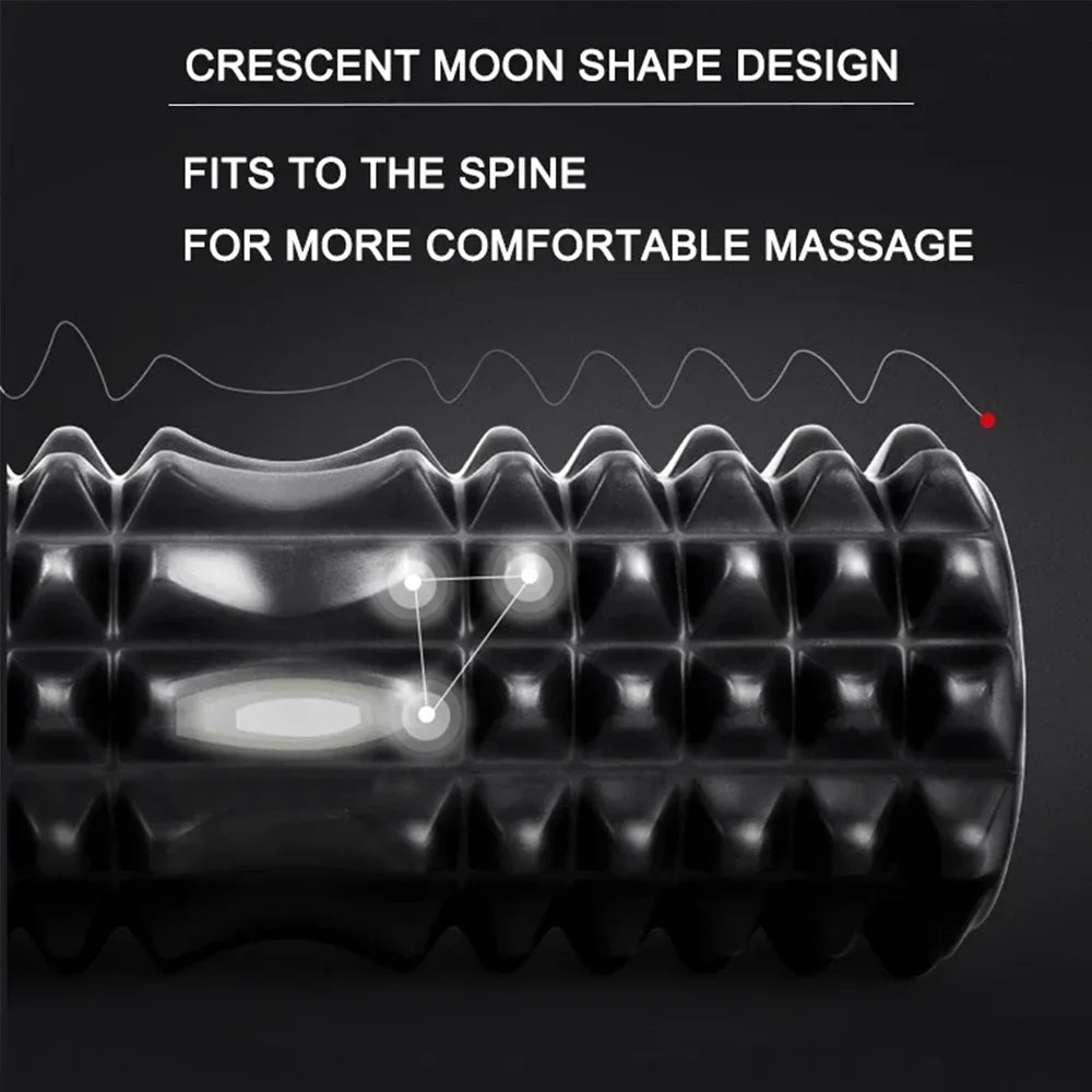 Foam Massage Roller (30/45cm) – Deep Tissue Muscle Relief for Fitness, Physiotherapy & Sports Recovery