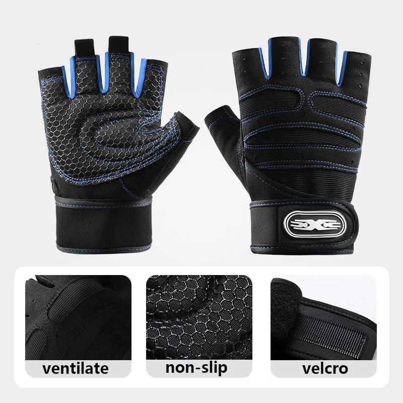 Gym Gloves for Men Women Fitness Weight Lifting Wristband  Exercise Cycling Glove Shockproof