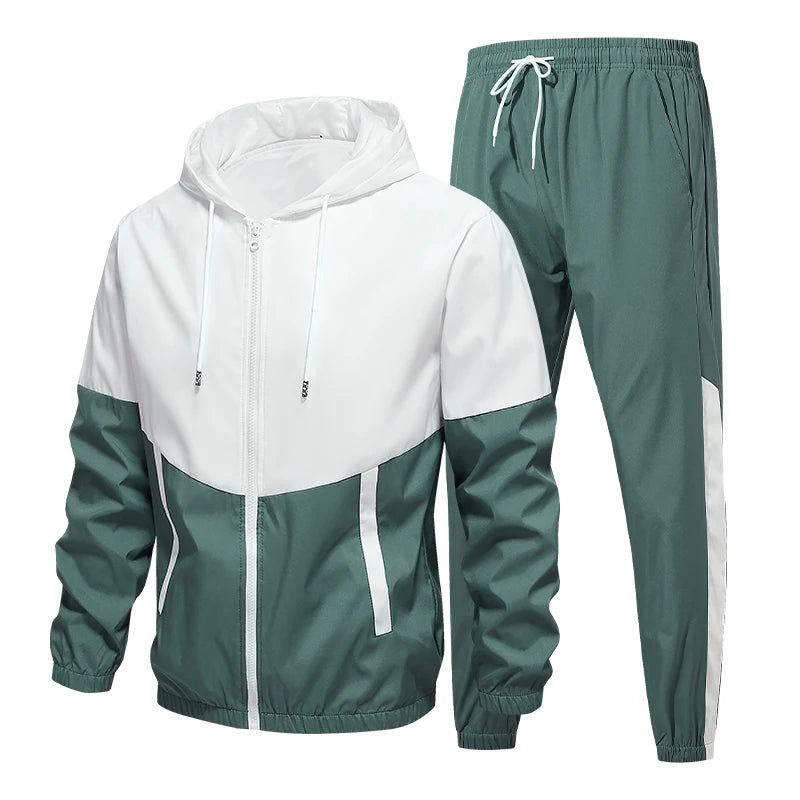 Men’s Sports Tracksuit Set – Breathable Running & Gym Jogger Outfit for Training & Fitness