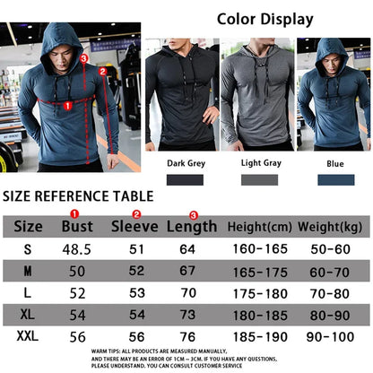 Men’s Fitness Tracksuit – Hoodie & Joggers for Running, Gym & Outdoor Training