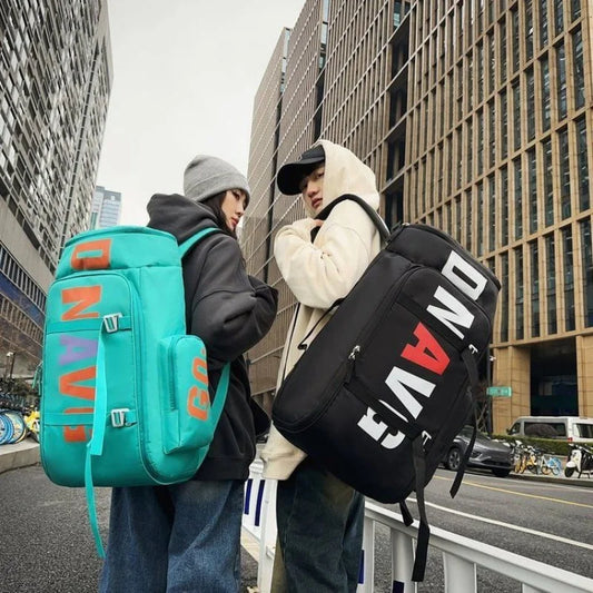 Men’s Waterproof Gym & Travel Backpack – Large Capacity with Laptop & Wet/Dry Storage