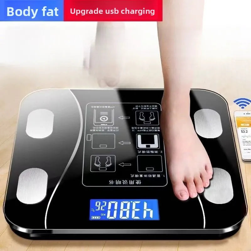 Smart Body Fat Scale with Bluetooth & Precision Tracking